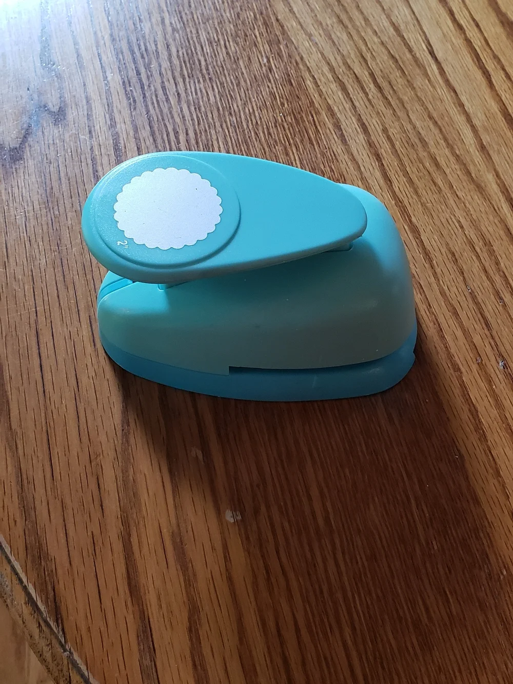 urquoise Craft Paper Punch - Decorative Scallop Circle 2 Inch Punch Out.